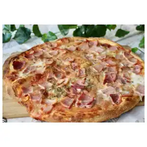 Pizza de jamón miniatura 1
